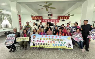 長輩用路更安心！斗六警走進社區強化交通安全