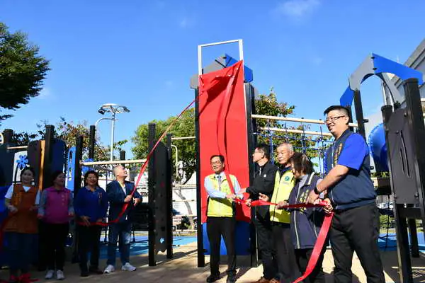 彰化首座戶外健身設施華興公園亮麗登場1