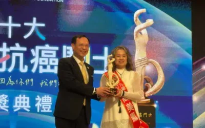 高美鳳勇抗四癌獲頒「十大抗癌鬥士」