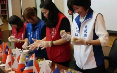 新住民生活適應輔導魚池班 手作麻糬凝聚家庭感情與向心力