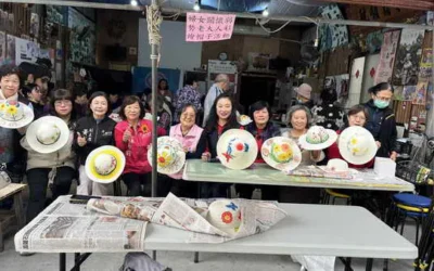 「憲上溫暖、聖誕傳愛」賴瑪玲攜手婦女社團彩繪暖帽,點亮斗六弱勢長輩笑顏