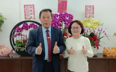 南投縣政府秘書長李良珠正式上任各局處首長及各界人士前來祝賀