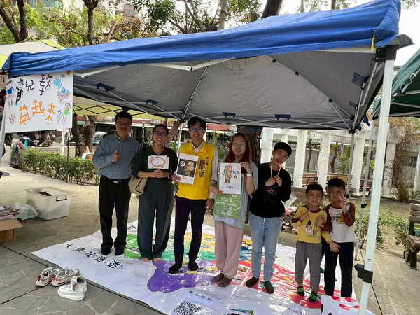 益民幼兒園打造大里最萌環保宣導牌1