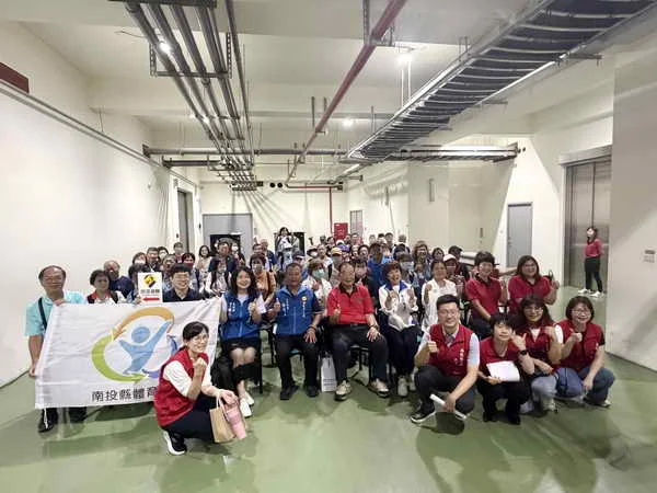 南投縣府辦理城鎮韌性社區防空避難巡禮教育講習1