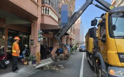 還路於民!斗六警鐵腕清除16件街頭路障 霸占馬路最重罰2,400元