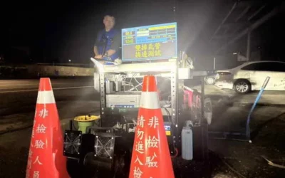 暑期強勢執法！斗六分局聯合環保局、監理站夜間聯檢 強力取締噪音改裝車