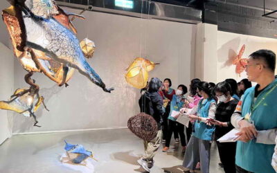 10件大型作品創造驚豔美感! 中市纖博館「光之纖維展」即日起開跑