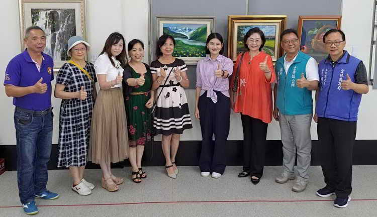 112年雲林縣美術協會會員聯展暨姐妹會台北湖光畫會會員聯展歡迎鄉親蒞臨參觀1