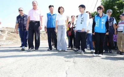 南投縣長許淑華率隊會勘南投市14項地方建設簽核逾2千100萬元經費 傾聽民意解決民瘼 打造安全宜居生活環境