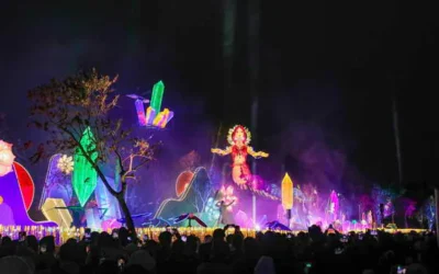 15萬人次親睹女神風采!中台灣元宵燈會點亮台中 女媧主燈「蛇」出來驚豔全國 盧市長大讚:全台最美歡迎比拚