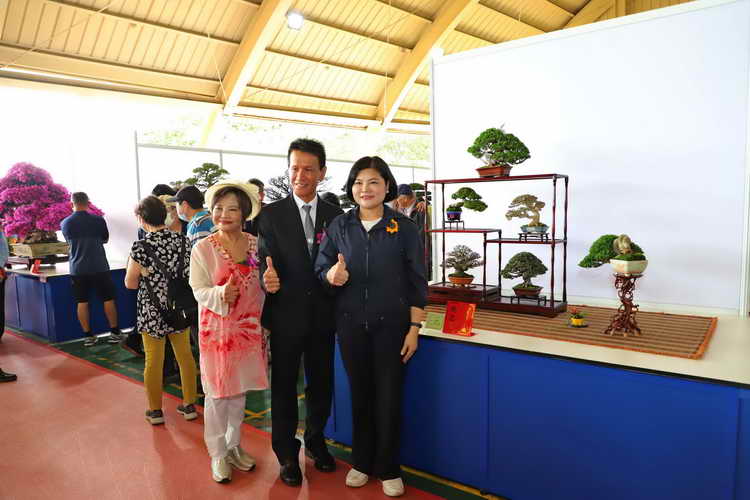 2023 雲林全國盆栽邀請展熱鬧開幕 上件百樹石盆栽創作驚豔全場1