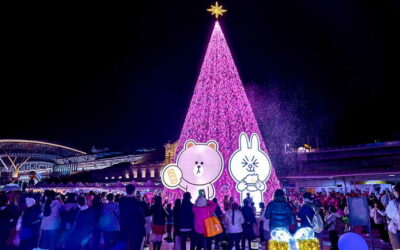 2023台中耶誕人潮衝破106萬! LINE FRIENDS魅力爆棚 帶動15億經濟產值