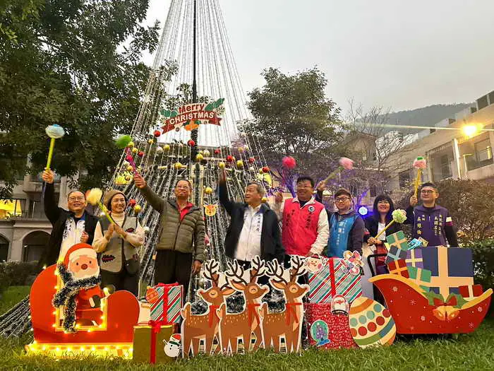 2024 南投花卉嘉年華聖誕點燈 溫暖平安夜1