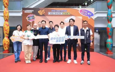 六都首創！中市府化身戰鬥陀螺競技場　盧市長、江啟臣、黃國昌同場PK