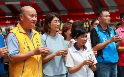 南投市三玄宮中元普度  南投縣長許淑華參香祈求平安
