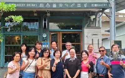 雲林縣濁水溪書畫學會理事長王寶雅舉辦日常微光-王寶雅生活藝術創作展開幕茶會，參與貴賓冠蓋雲集