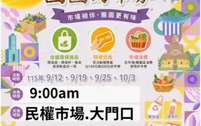 來趣．踅市仔（場）~兌換加倍券活動開鑼