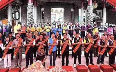 南瑤宮開基三媽暨十會媽角頭祈安遶境「置天台」