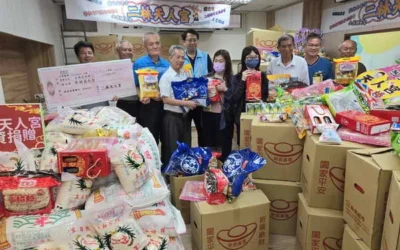 天人宮捐物資、助學金最後一哩路願雲林家扶家庭學子安穩生活就學