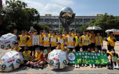 為植物人撐起一片天 員高學子上街頭募發票