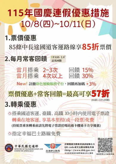 雙十連假慶國慶