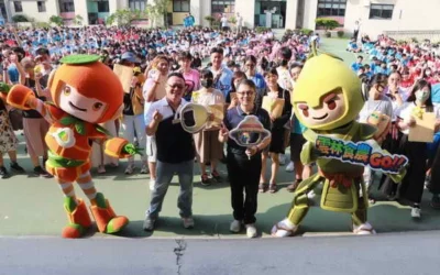 雲林食農天團萌力出擊！全民徵名結合文旦食農教育　 建國國中歡喜迎中秋