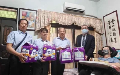 跨越任期的溫暖延續-南投地檢署檢察長、高雄地檢署檢察長與犯保南投分會主委一起訪視重傷被害人