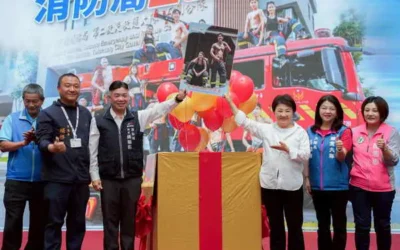 2026消防形象月曆亮相!搜救犬也入鏡 盧秀燕市長:讓城市英雄被看見
