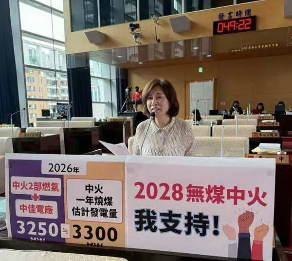 黃馨慧支持2028中火無煤 痛批綠民代可惡