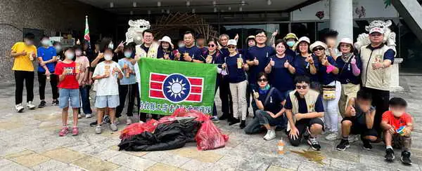 救國團南投縣工青隊攜手20位仁愛兒少家園辦理淨堤活動1