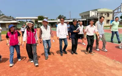 爭取3千500萬元改善校園環境 劉建國偕教育部彭署長會勘雲林多校建設