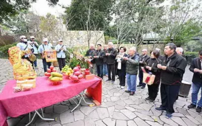 蔡其建董事長善心捐助福安宮媽祖園區赴苗栗迎回3尊神像邁向新里程碑
