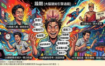 每年3月30日「世界躁鬱症日」揭開情緒雲霄飛車的神秘面紗,帶您一次看懂「躁」與「鬱」