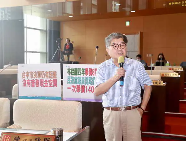 針對民進黨團提案要求市府還稅於民普發5萬現金