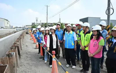 視察番雅溝排水第6期改善工程完成番雅溝全部急要段整治