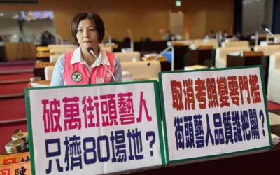 台中街頭藝人破萬人搶80場地 陳雅惠質疑制度失衡、要求補強