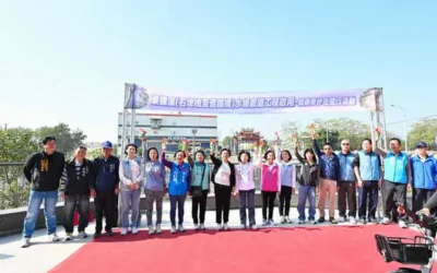 串聯8點3公里東螺溪水綠廊道打造5處亮點設施健康齊步走健行活動