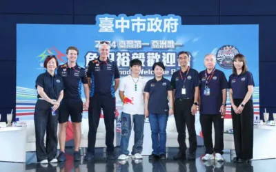 「F1亞洲第一賽車手」角田裕毅台灣首秀在台中!盧市長:讓世界看見台中