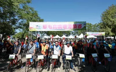南投百K自行車小鎮漫遊 草屯工藝中心展開鳥嘴潭騎遊