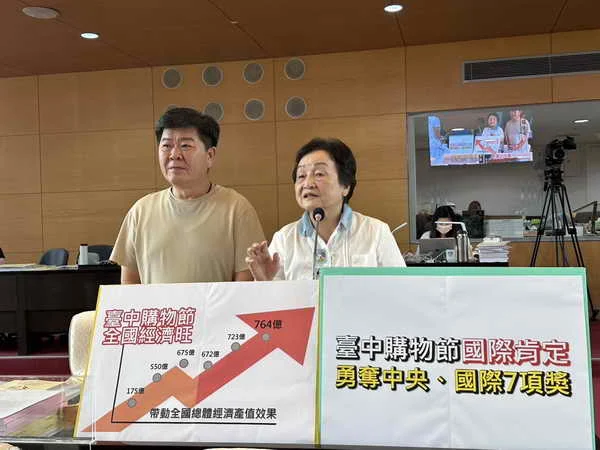 市議員張瀞分肯定臺中購物節與鍋烤節帶動整體經濟發展