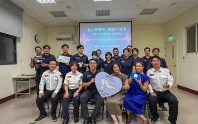 低調行善守護生命　楊璨萍女士捐贈十二導程心電圖系統　提升中市緊急救護量能