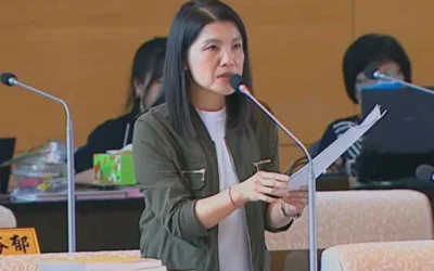 臺中市議員張廖乃綸要求中央應該盡速與台中市政府聯繫處理工安及空污負責