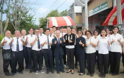 中寮天泉佛堂落成 許淑華縣長贈匾「天佈法泉」