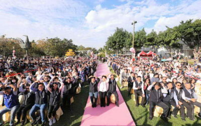 中市88對新人葫蘆墩公園甜蜜完婚 盧市長送溫暖祝福