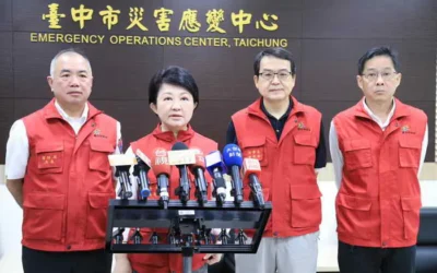 中市今晚預估脫離凱米暴風圈 盧市長主持災變會報:颱風尾不可掉以輕心