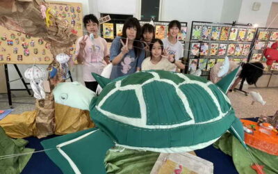 中市大秀「返璞龜真」畢業美展,倡導珍愛海洋、永續環境