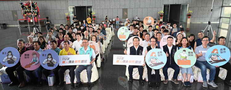 中市府表揚48位職人及新秀 優勝作品即日起展出至10