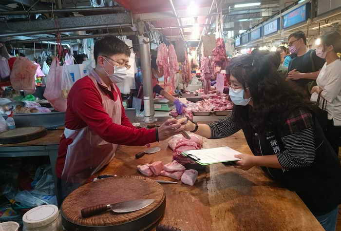 中市查察公有市場豬肉來源 經發局
