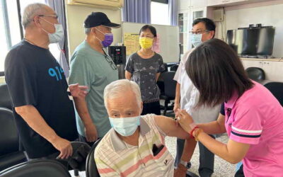 中彰榮家協助新進住民公費接種肺炎鏈球菌疫苗提升免疫力