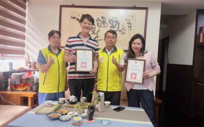 中彰榮家拜訪感謝陳明老師聯結資源助榮民